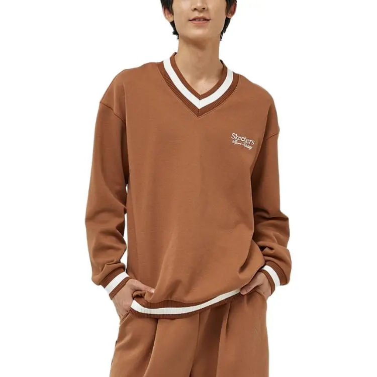Skechers Sports Alliance Series Sweatshirt Men's Caramel Coffee-2