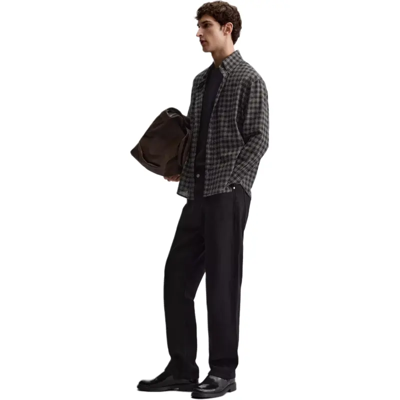 ZARA Shirt Men's ** Black/White-4