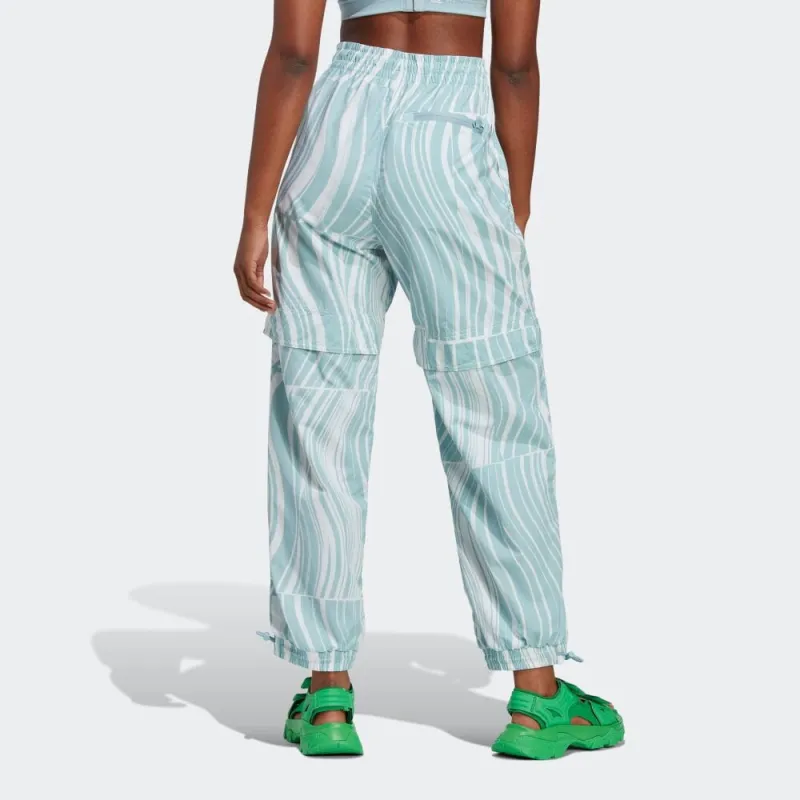 Adidas Knitted Sweatpants Women's Blue-2