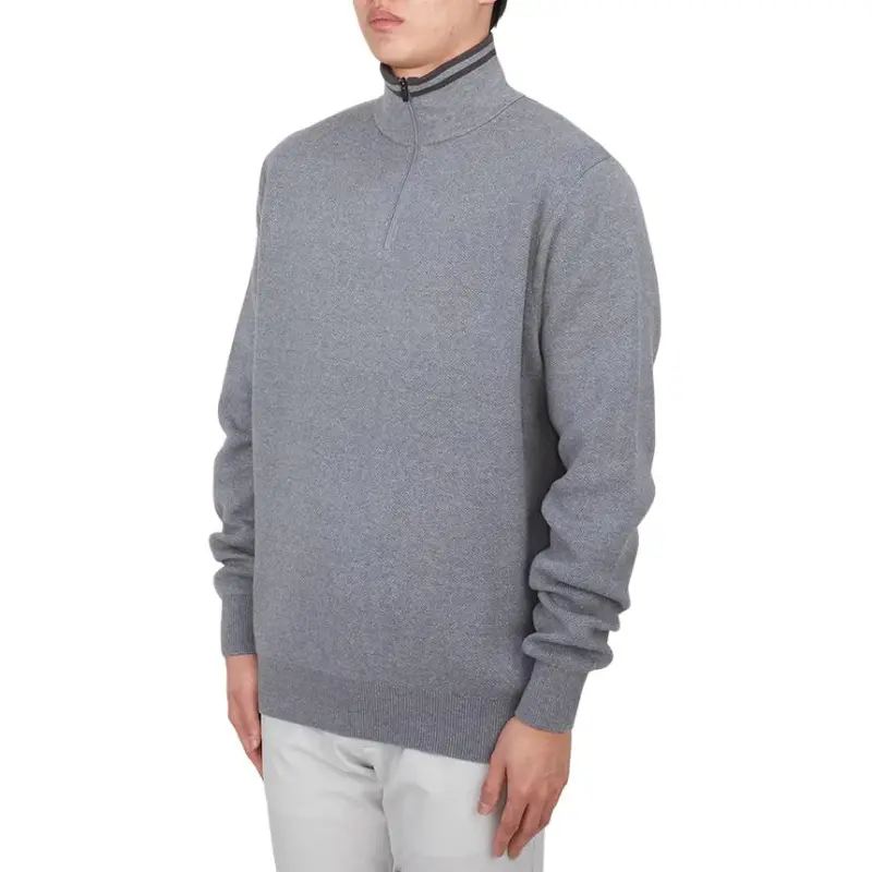 Malbon Golf Knitwear Men's Gray-2