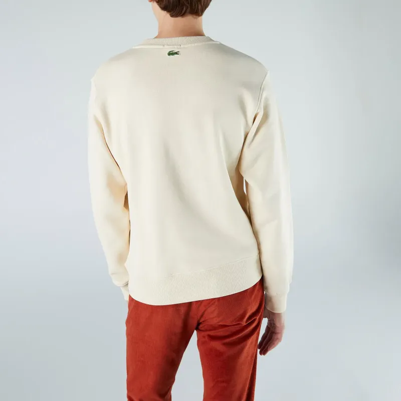 LACOSTE Sweatshirts Men Ecru-1