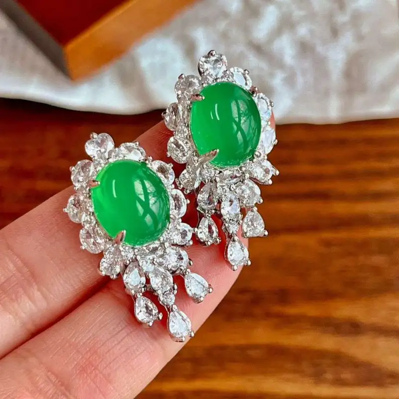 Grace Chalcedony Earrings Women's-2