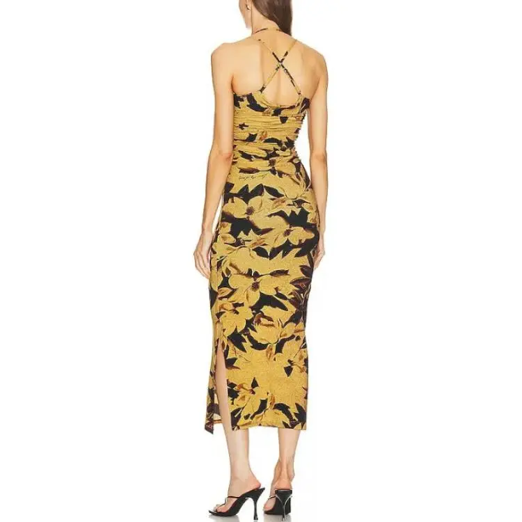 ALLSAINTS Slip Dresses Women's Yellow-1