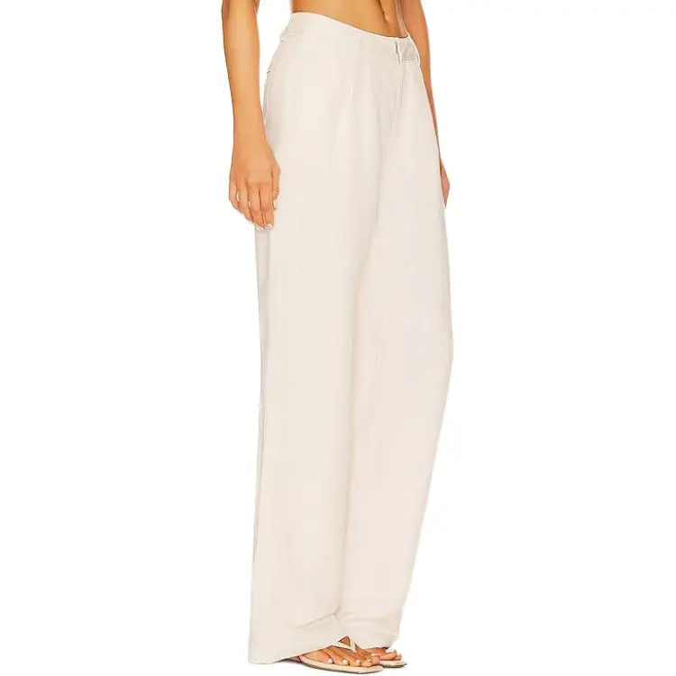 PAIGE Casual Pants Women's Beige-2