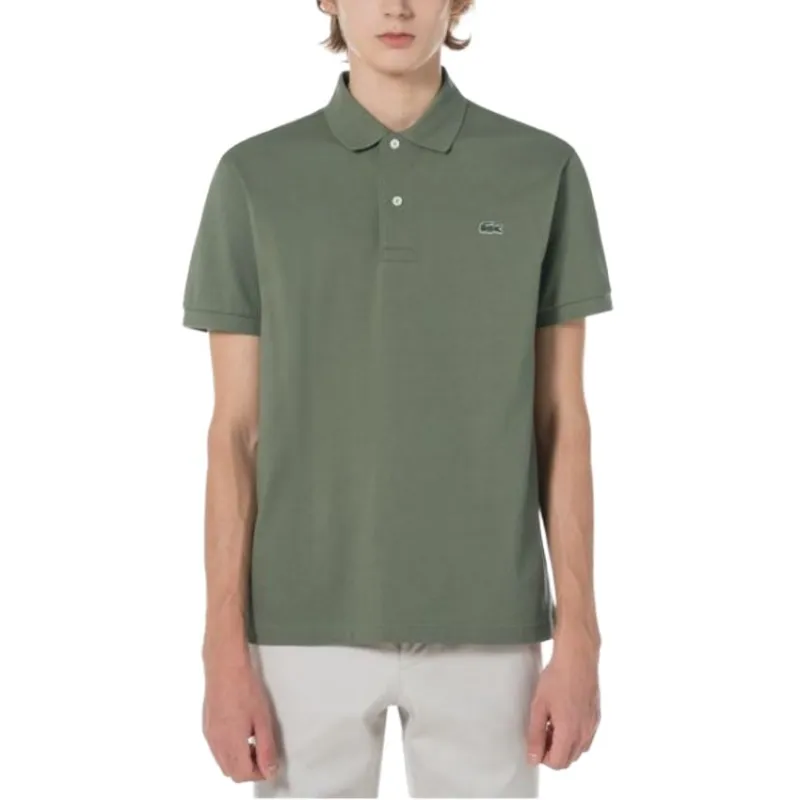 LACOSTE Polo Shirt Men's Gray Green-1