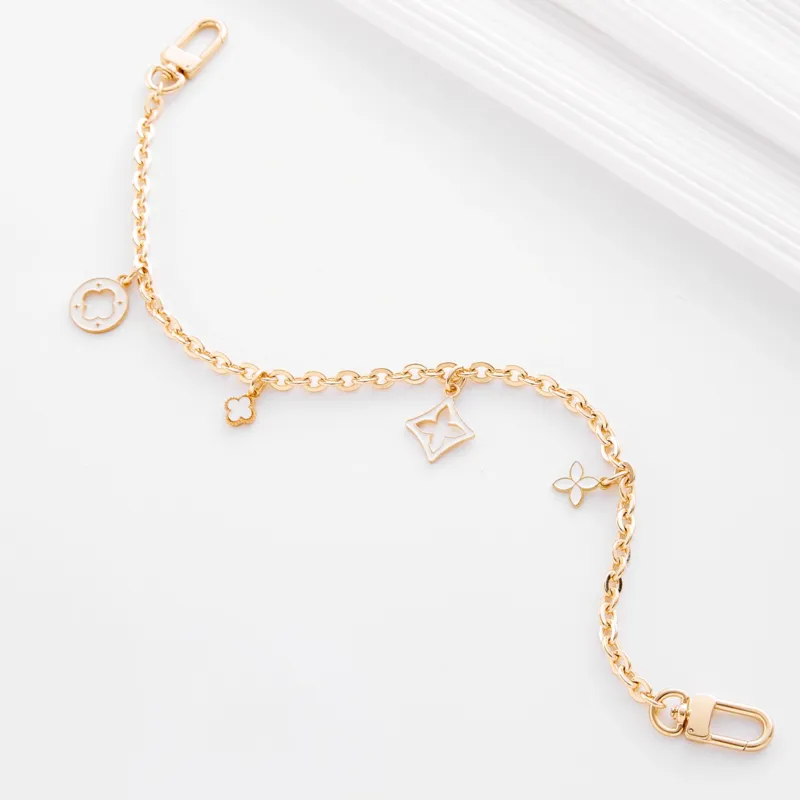 Ingenuity Handmade Alloy Metal Bag Accessory Bag Strap Women's Gold Tone-4