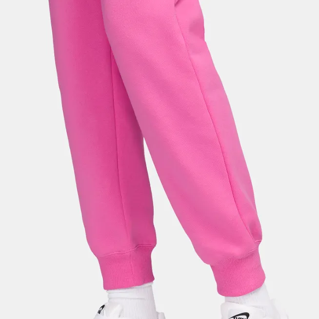 Nike Sportswear Phoenix Fleece Knitted Sports Pants Women's Pink-3
