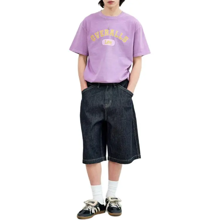 Lee T Shirts Men Purple-3