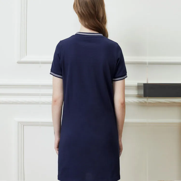 DKNY Short-Sleeved Dresses Women's Navy Blue-2