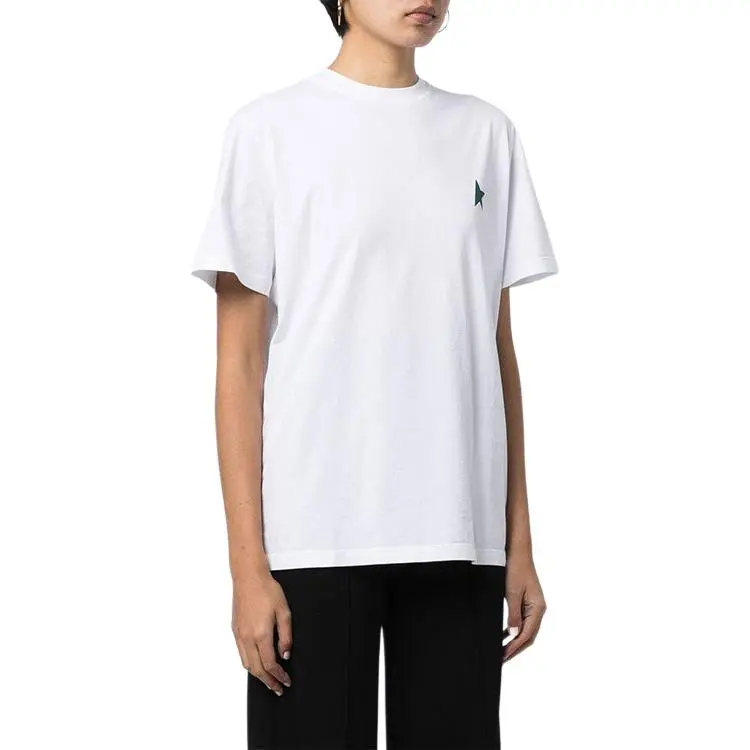 Golden Goose Logo print Short sleeved T shirt-1