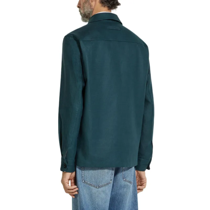 Ermenegildo Zegna Oasi Lino Overshirt-2