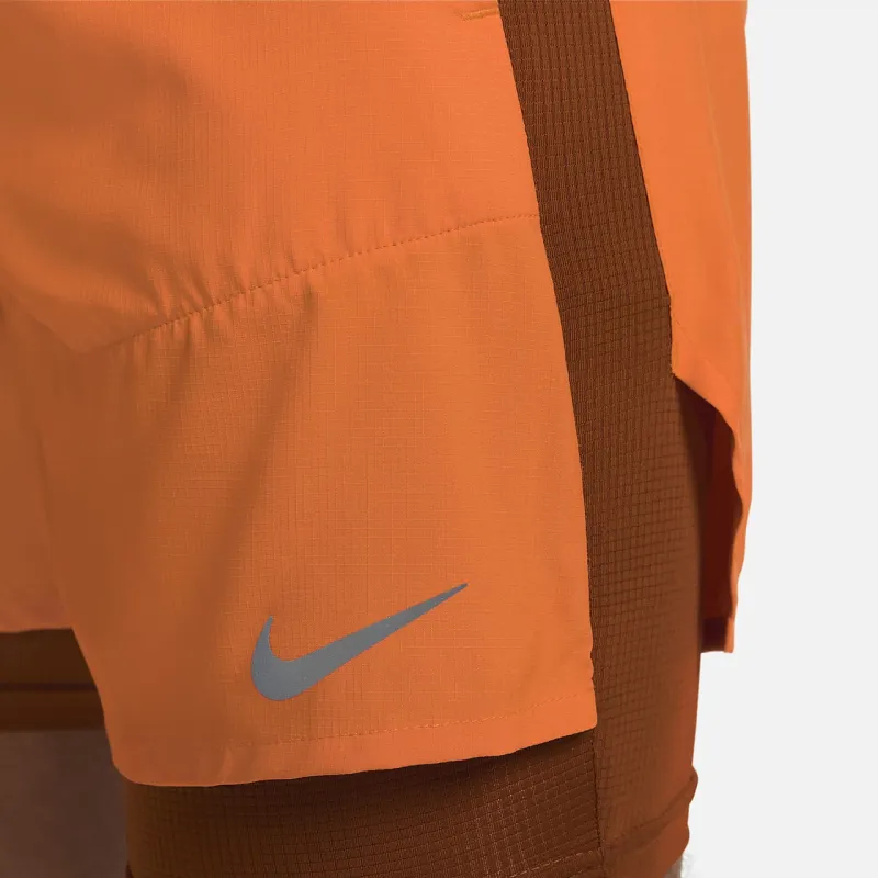 Nike Casual Shorts Men Orange-4