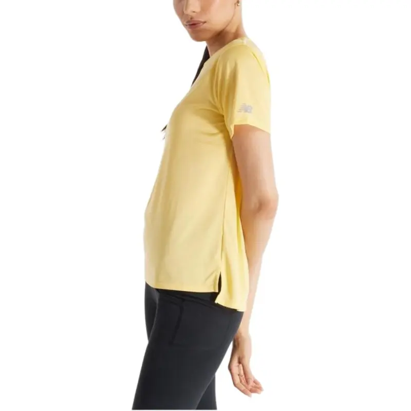 New Balance Regular T Shirt Women's Yellow-2