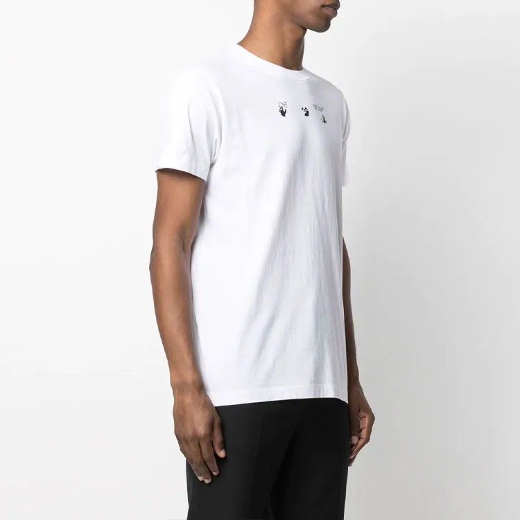 OFF WHITE Slim Fit Bolt Arrows T Shirt-4