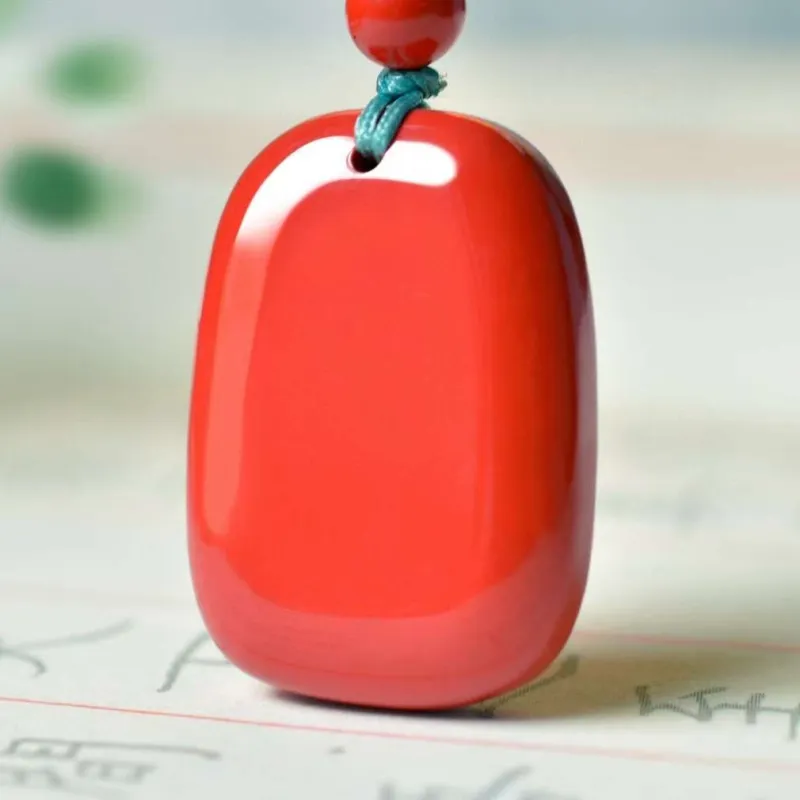 JUNWEN Cinnabar Necklaces Unisex-4