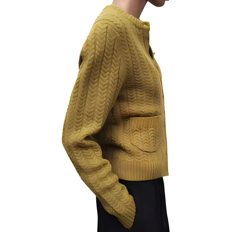 ZARA Sweater Women's Olive Green-3