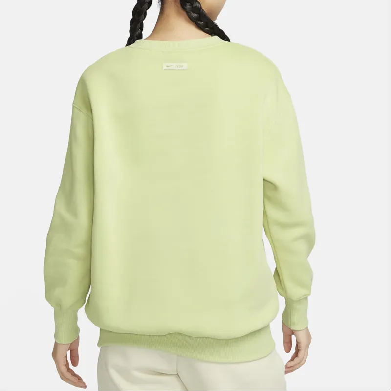 Nike Sportswear Phoenix Fleece Sweatshirt Women's Light Olive Green Gray-3