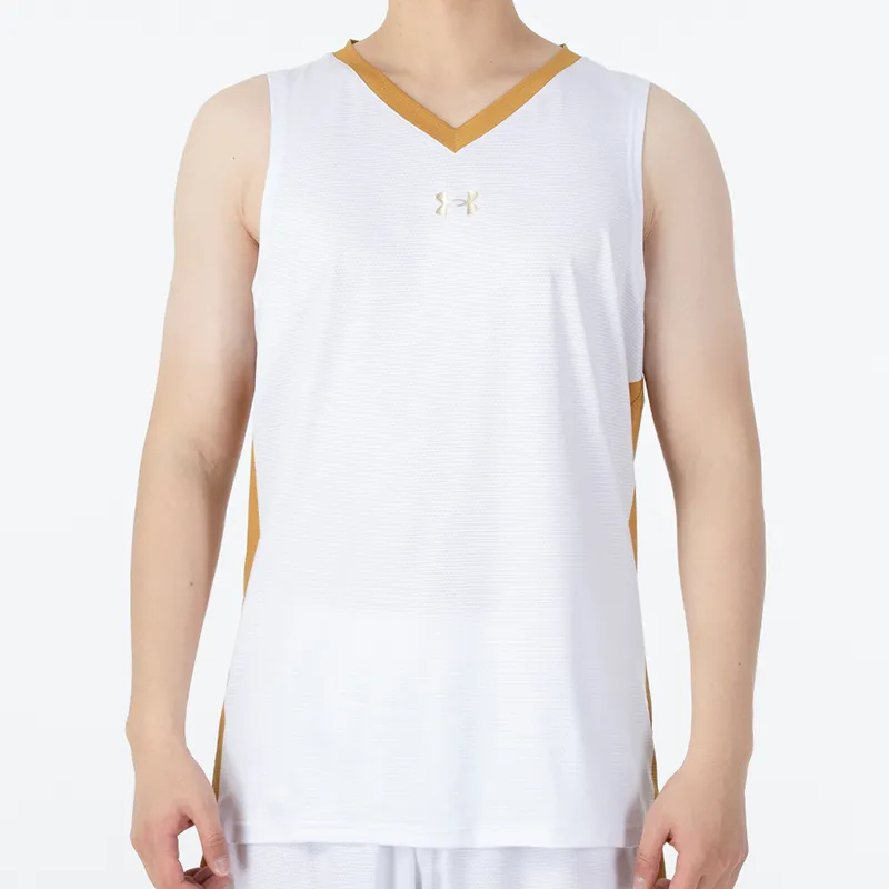 Under Armour Basketball Jerseys Men White-2