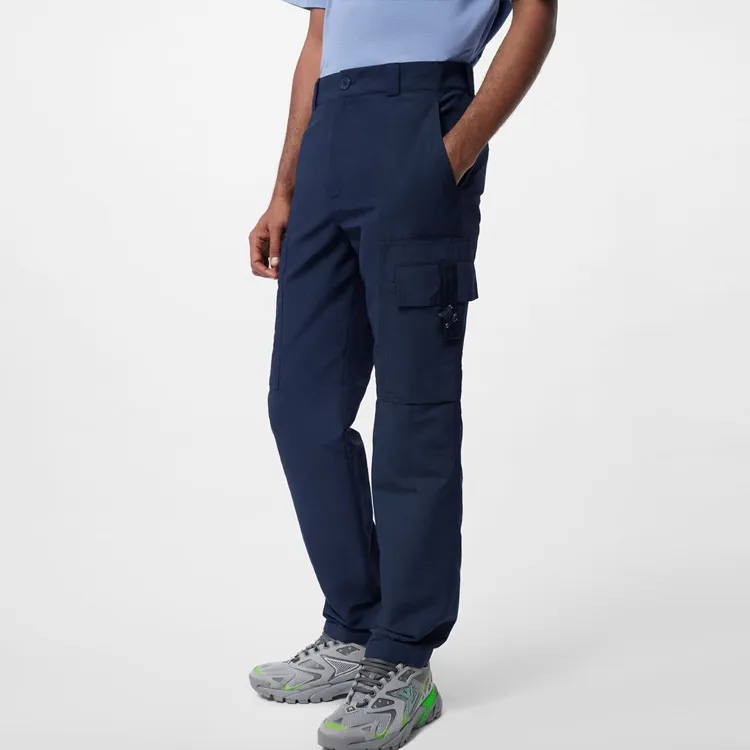 LOUIS VUITTON SS23 Casual Pants Men's Marine Blue-3