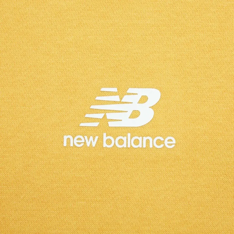 New Balance Splicing Sweatshirt Women's Yellow-2