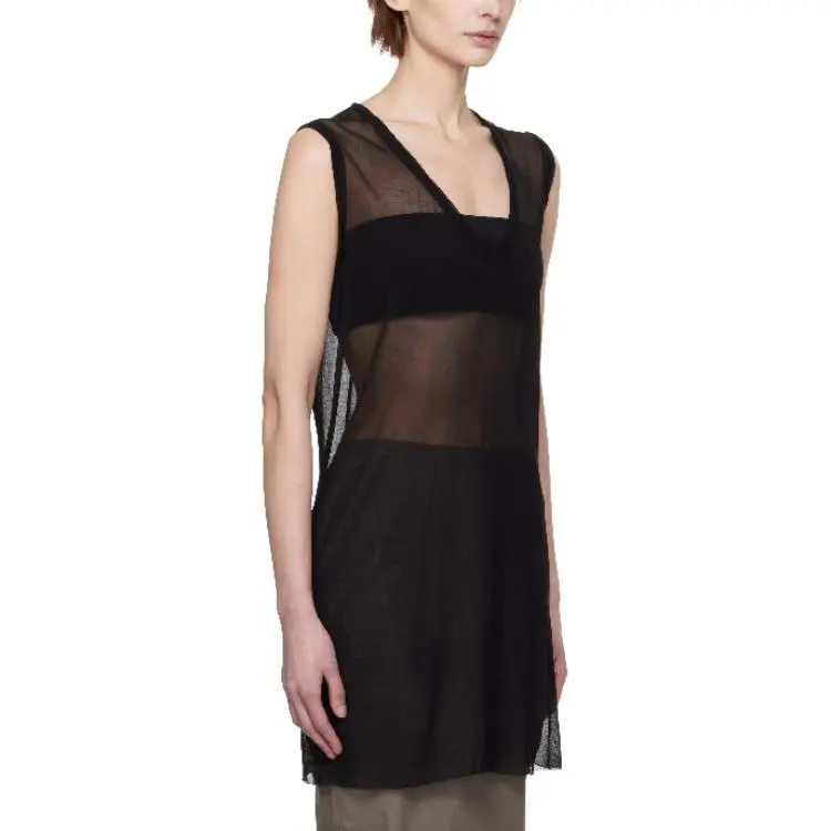 RICK OWENS/RO Tank Tops Women's Black-2