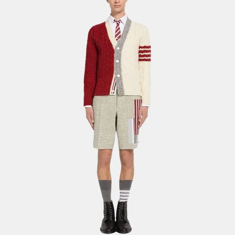 THOM BROWNE Sweaters Men Red-4