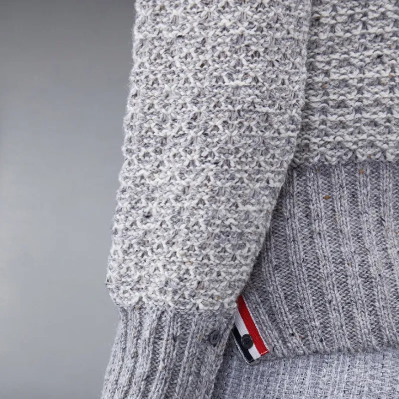 THOM BROWNE 4 Bar Stripe Knitted Jumper-4