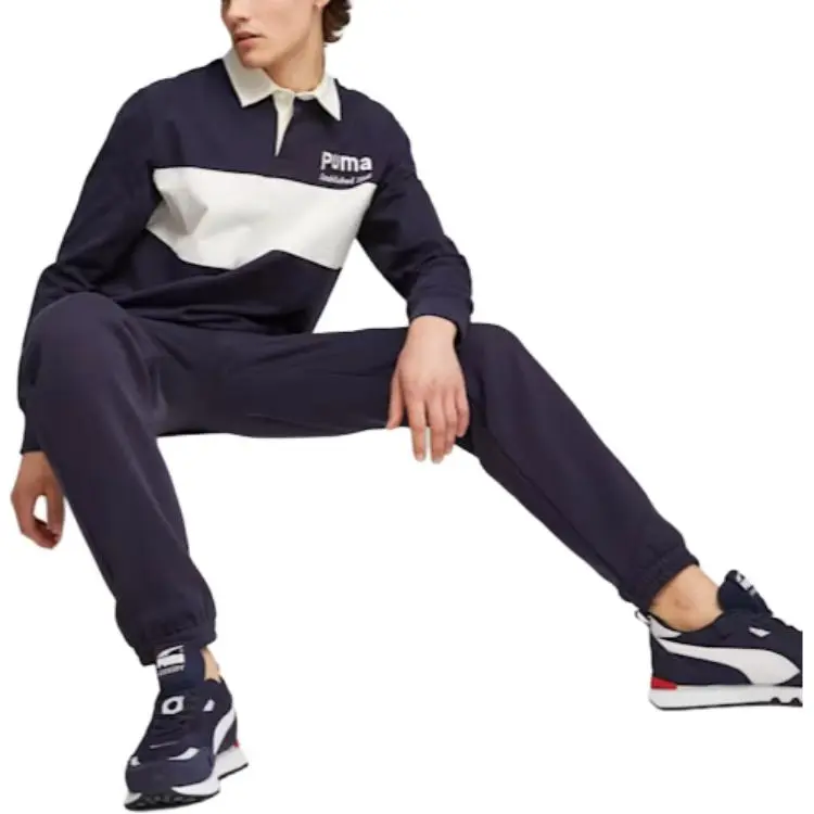 PUMA Casual Pants Men Blue-4