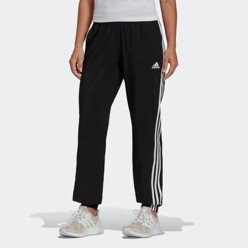 Adidas Knitted Sports Pants Women's Black-2