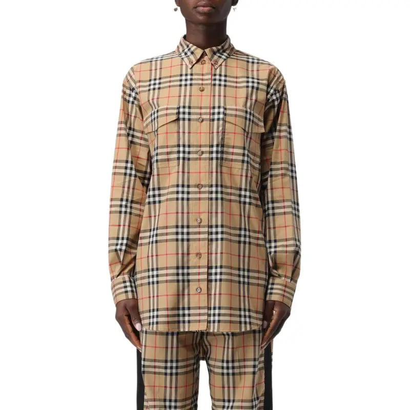 Burberry Checked Buttoned Shirt-2