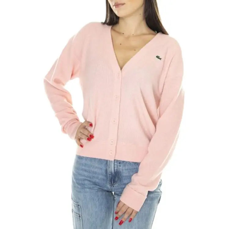 LACOSTE Sweaters Women's Pink-3