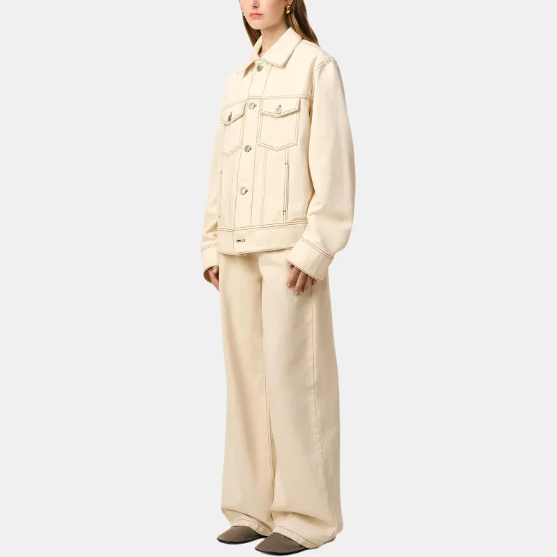 AMIPARIS Cotton Trucker Jacket-3