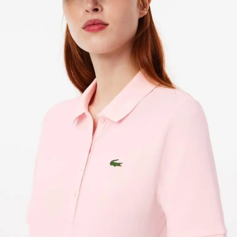 LACOSTE Fluid Piqué Polo Top-4