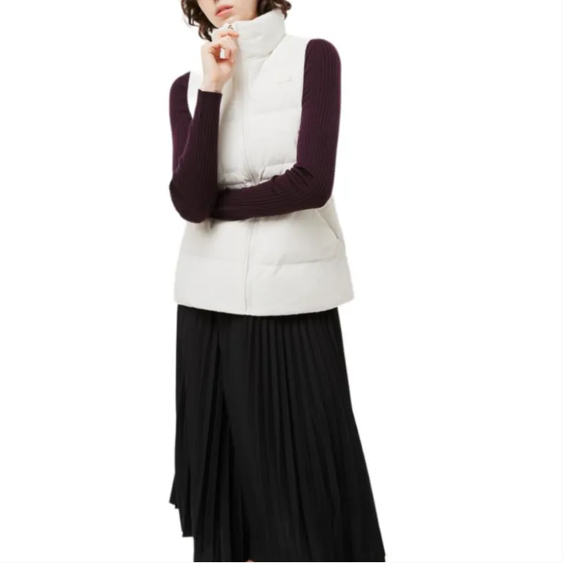 LACOSTE Vests Women's Ecru-3
