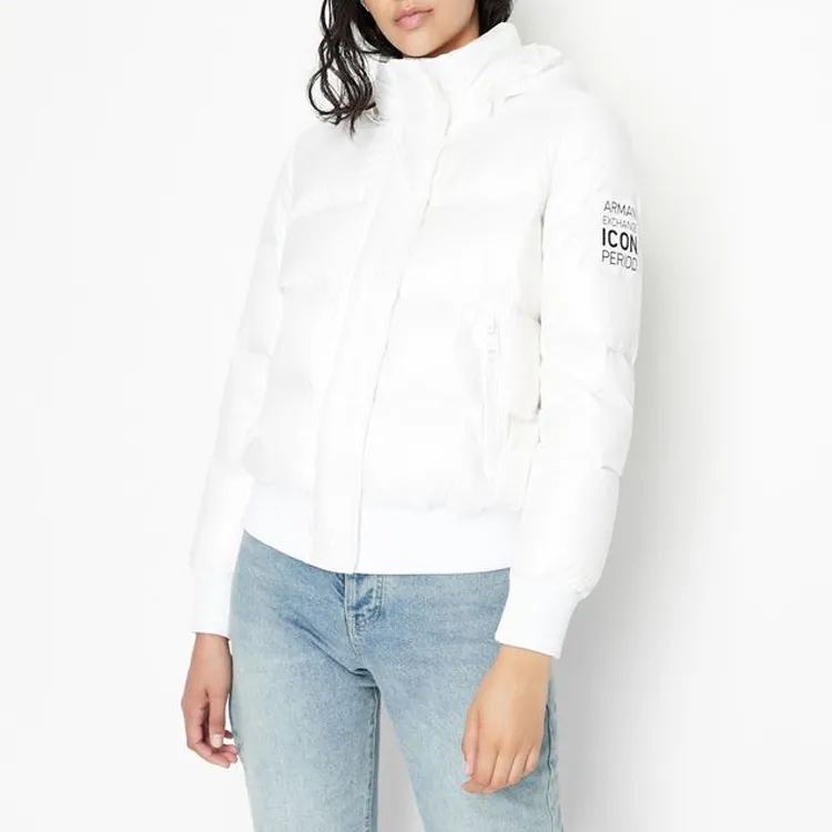ARMANI EXCHANGE Down Jackets Women's White-4