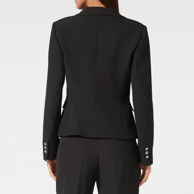 PHILIPP PLEIN SS23 Business Suit Coat Women's Black-2