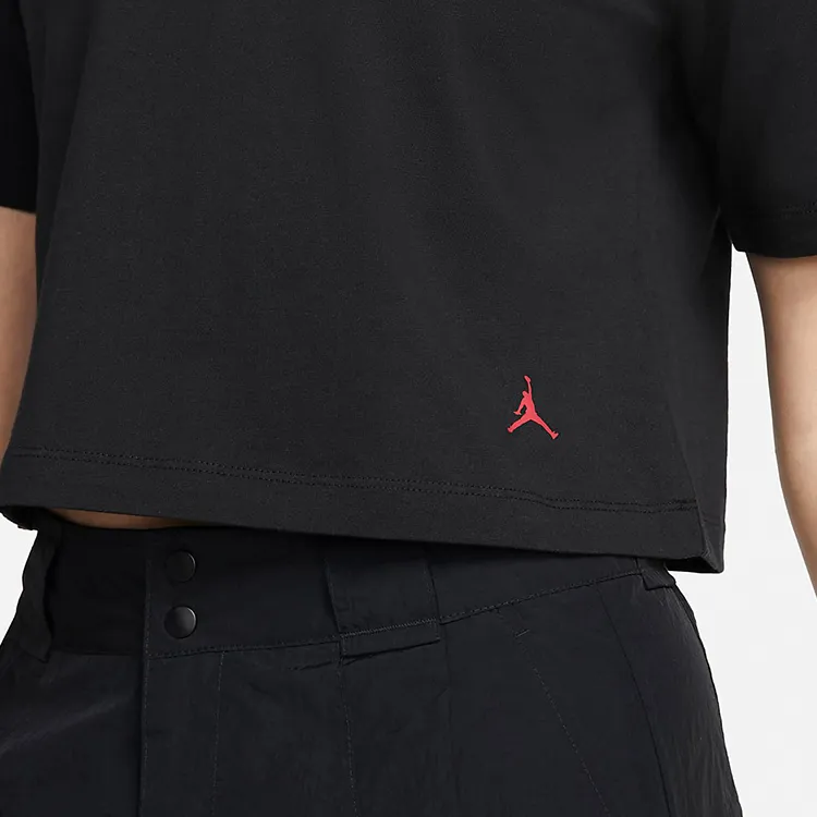 Jordan Crop Tops Women's Black-4