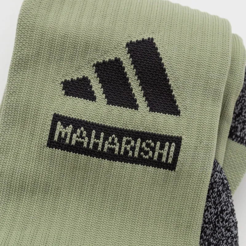 Adidas MAHARISHI X ARSENAL SOCKS Soccer Socks Men's 1 Pack Tent Green/Black-1