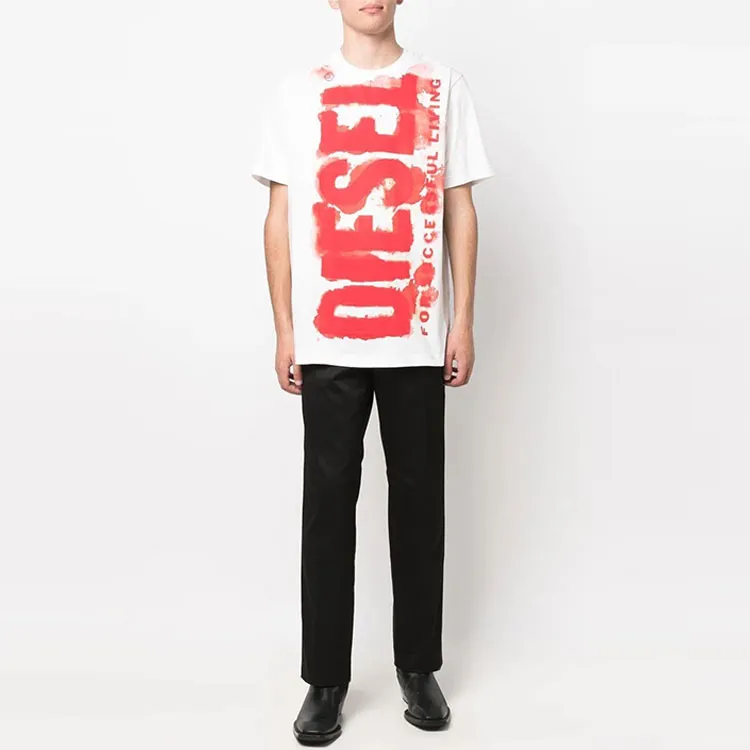 DIESEL T Shirts Men White-2