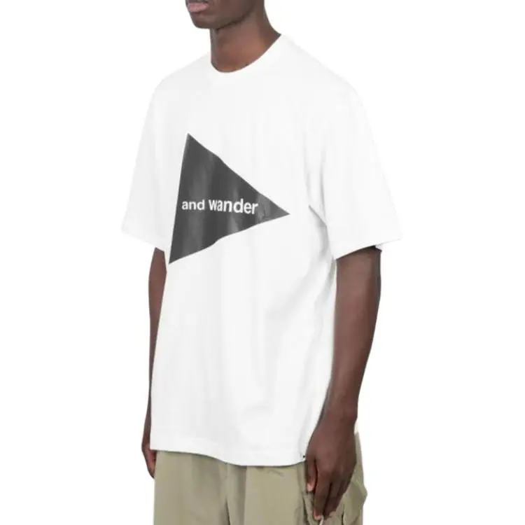 And Wander Logo print T shirt-3