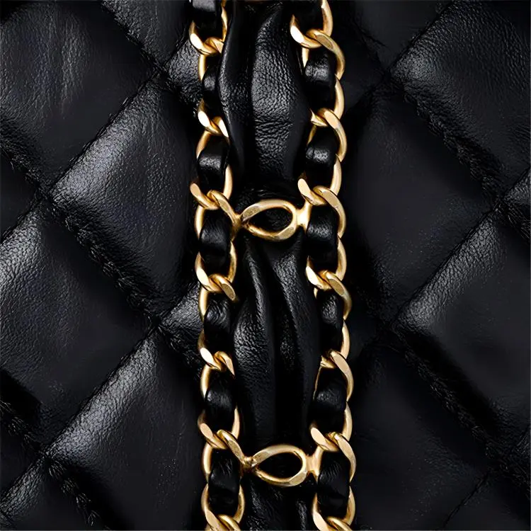 CHANEL Cow Leather Flap Bag, Shoulder Bag, Crossbody Bag Women's Black-3