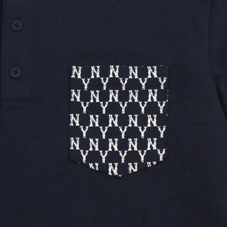 MLB Polo Shirt Unisex Navy Blue-6