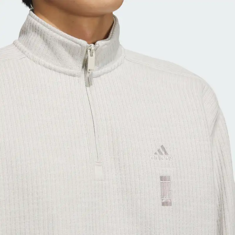 Adidas Wuji Series FW24 WJ WARM SWT Jackets Coats Men's Talc-4