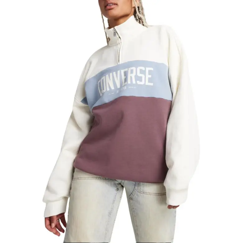 Converse Half-Zip Colorblocked Pullover-2