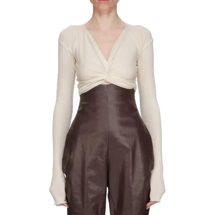 RICK OWENS Tied Cardigan-3