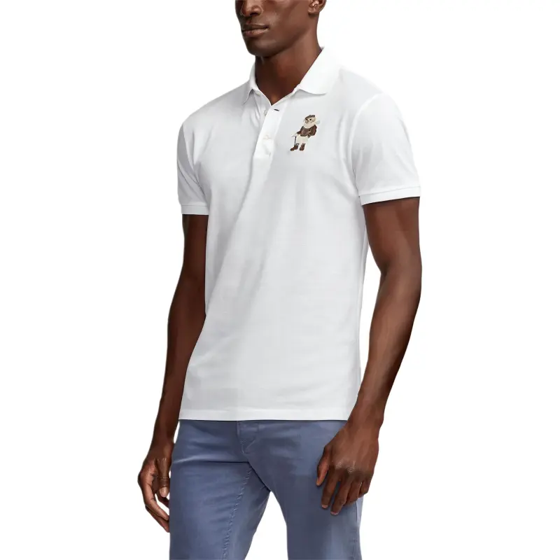 Ralph Lauren Purple Label Polo Bear Slim cut Polo Shirt-2