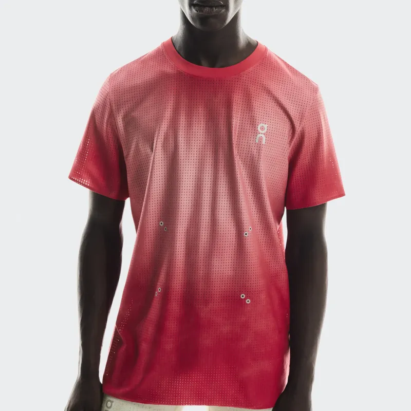 On Pace T Shirts Men Red-1