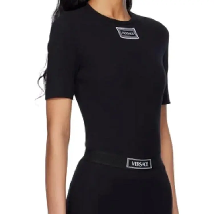 VERSACE T Shirts Women's Black-1