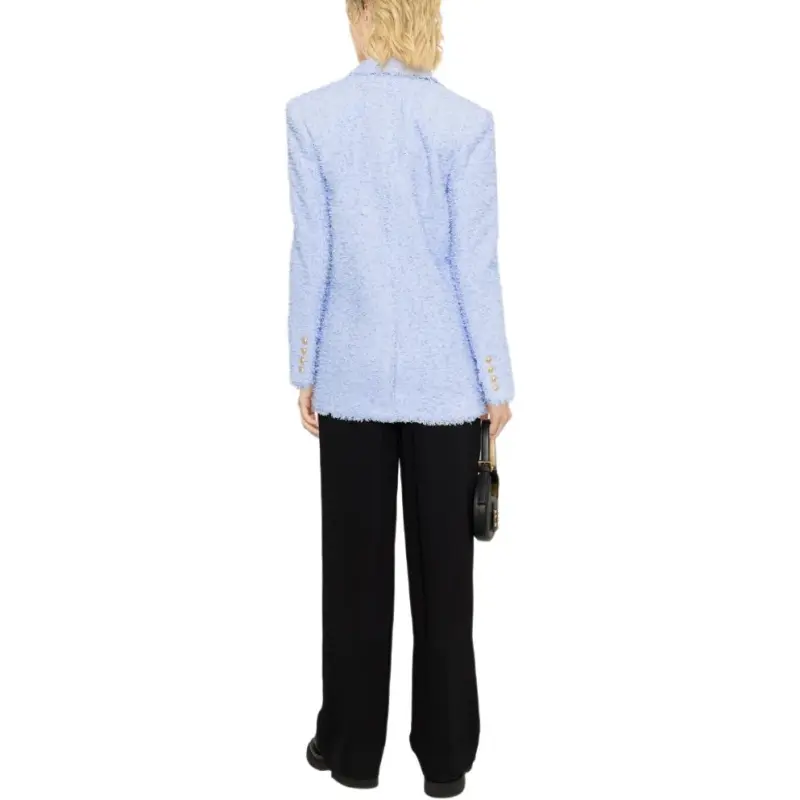 BALMAIN Oversized Double-breasted Tweed Blazer-2