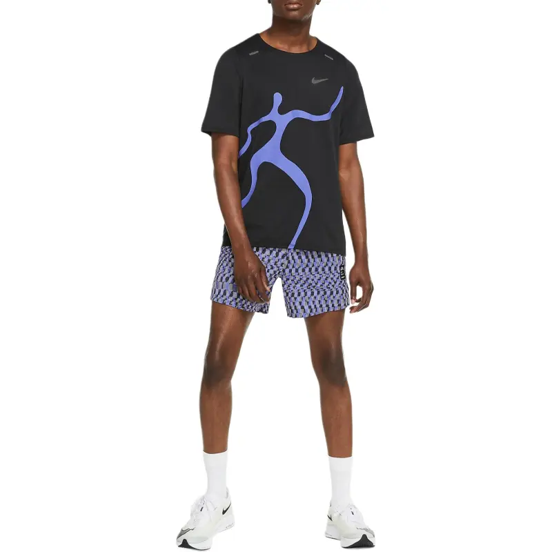 Nike RISE 365 T-Shirt Men's Black-2